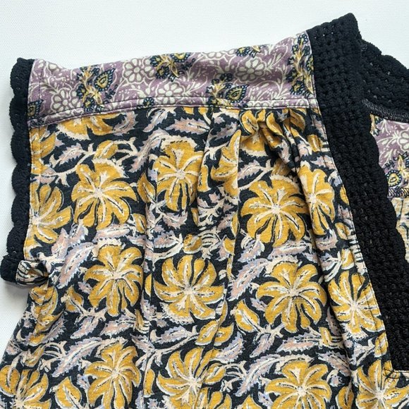 Free People Leilani Mixed Tropical Print Top Small - Picture 4 of 6